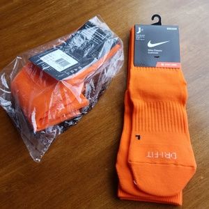 orange nike soccer socks